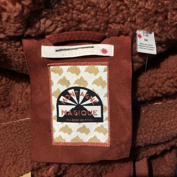 Anthropologie x Scotch & Soda Teddy Shearling Bomber Jacket - Picture 4 of 9